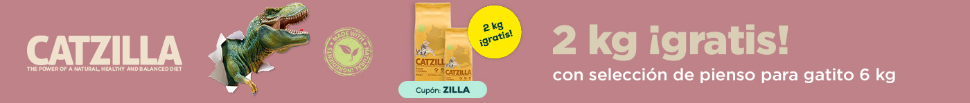 Catzilla: 2 kilos gratis con selección de pienso para gatito 6 kg