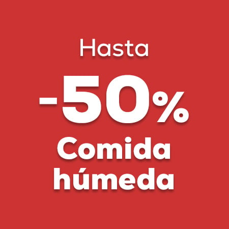 Comida húmeda con hasta -50%