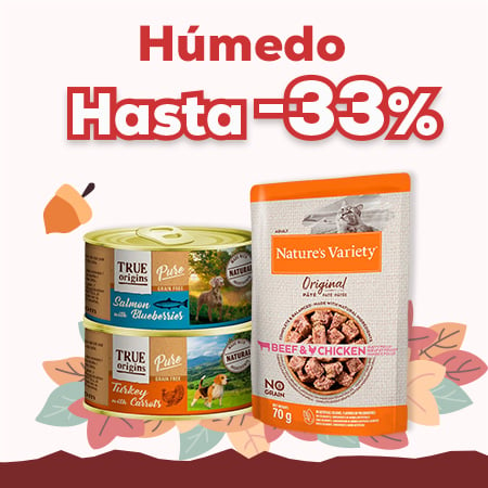 Hasta -33% en selección de comida húmeda para perro y gato