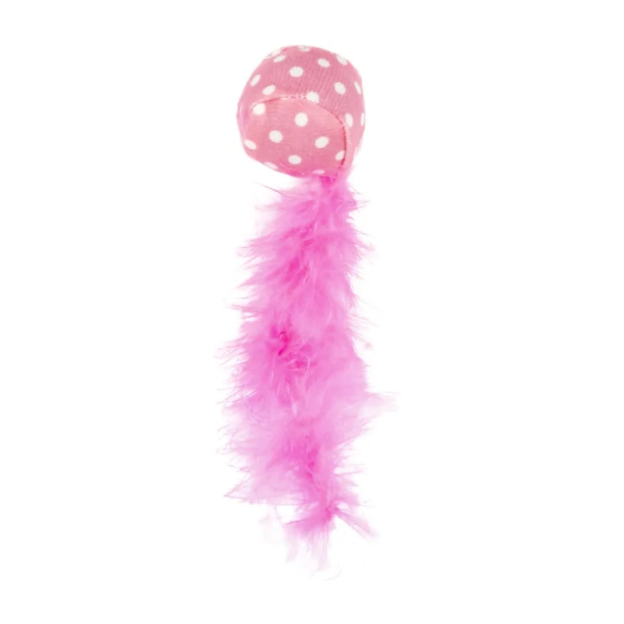 Flamingo Polka Pelotita para gatos