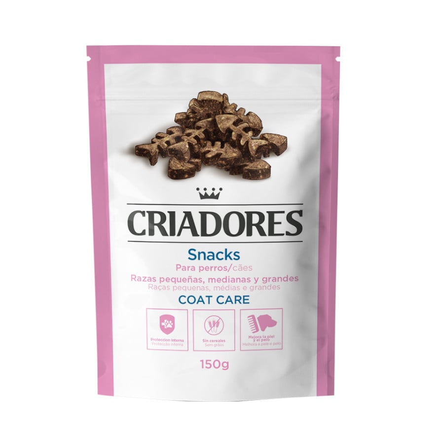 0.15 KG Criadores Bocaditos Adult Coat Care de Krill para perros