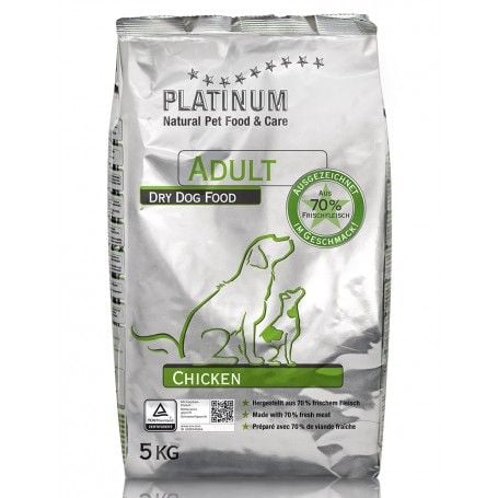 2 x 5 kg Platinum Adult pienso para perros ¡Pack ahorro!