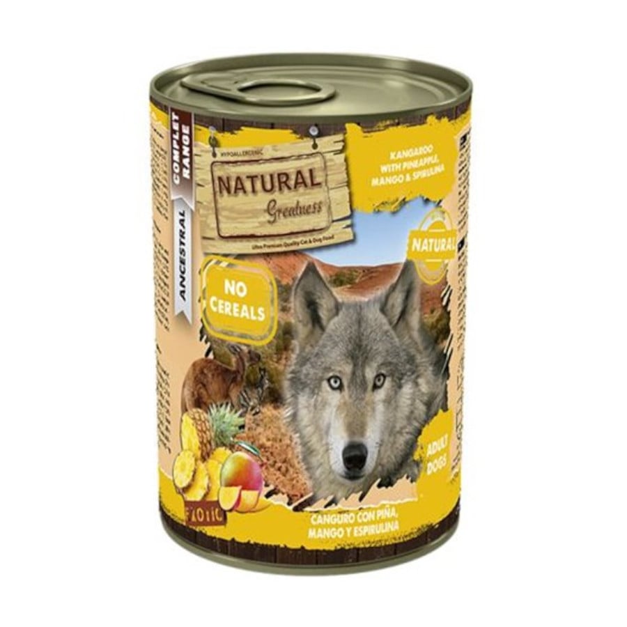 0.4 KG Natural Greatness Canguro lata para perros