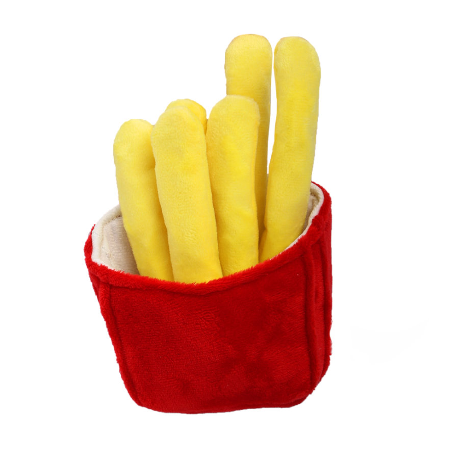 Tootoy! Fries Cuddler Yellow Peluche para perros