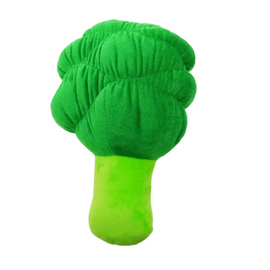 Tootoy! Comfort Healthy Broccoli Cuddler peluche con sonido para perros