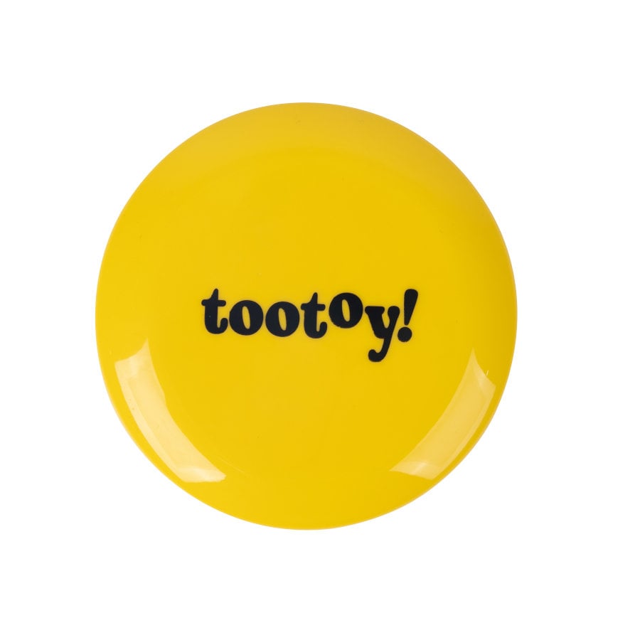 Tootoy! Flying disc Yellow Frisbee Amarillo para perros