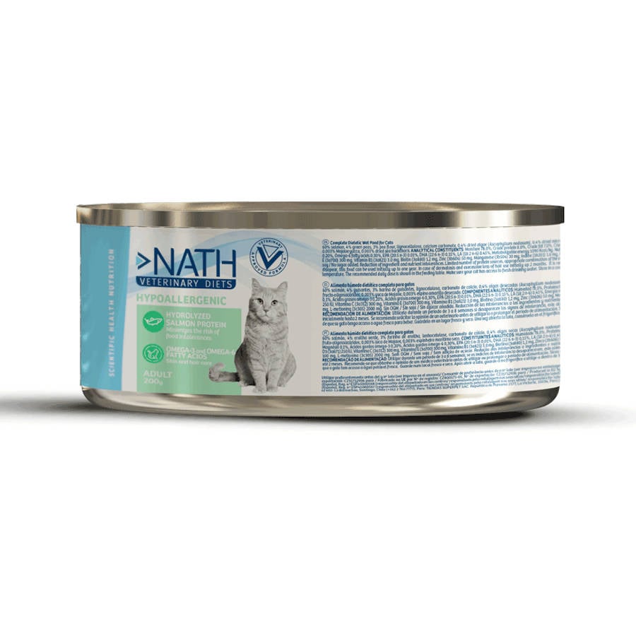 24 latas x 200 g Nath Veterinary Diets Hypoallergenic Lata para gatos ¡Pack ahorro!