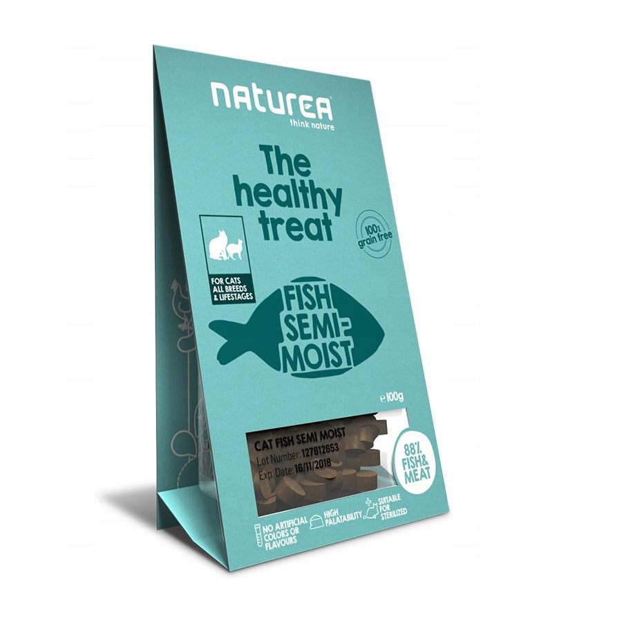 0.1 KG Naturea Bocaditos Pescado para gatos