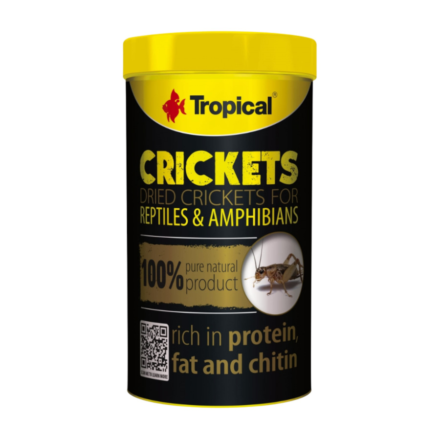 0.03 KG Tropical Crickets alimento para reptiles