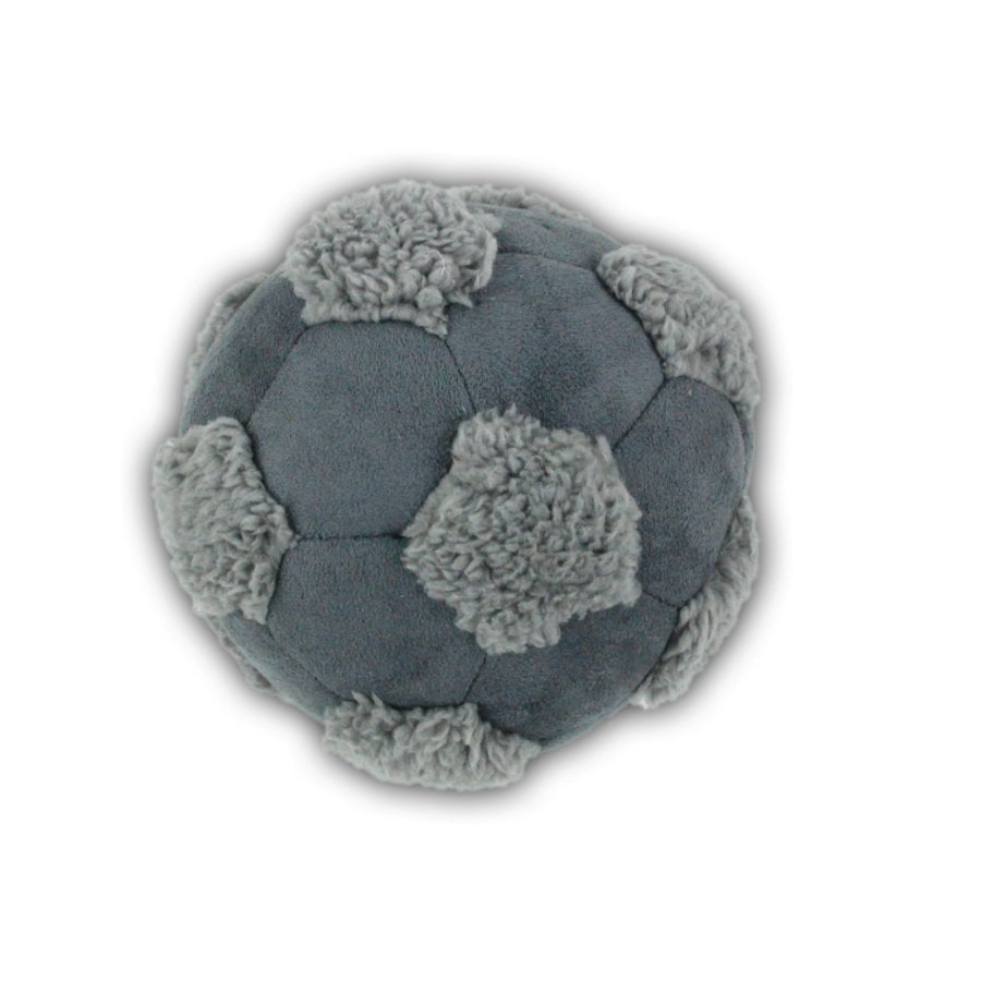 Tootoy! Comfy Football Grey Pelota de Peluche para perros