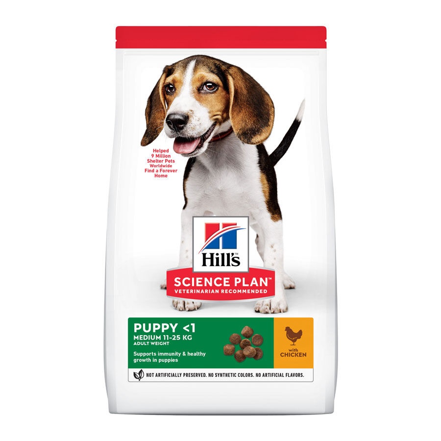 2.5 kg Hill's Science Plan Puppy Medium pollo pienso para perro