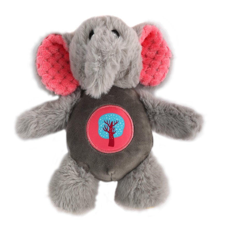 Tootoy! Noisy Elephant Cuddler peluche para perros