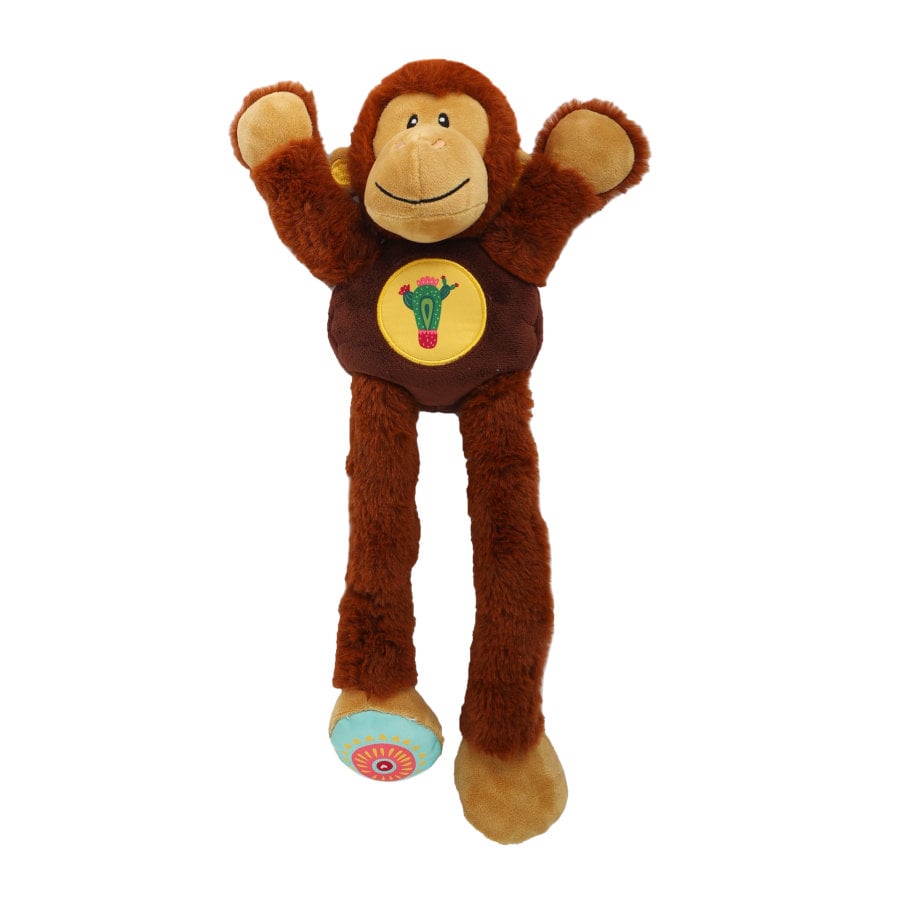 Tootoy! Comfort Twister Monkey Cuddler peluche para perros