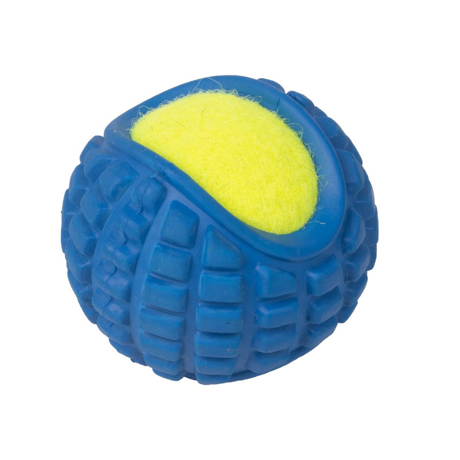 Tootoy! 2 in 1 tennis ball Blue Pelota de Ténis Azul para perros