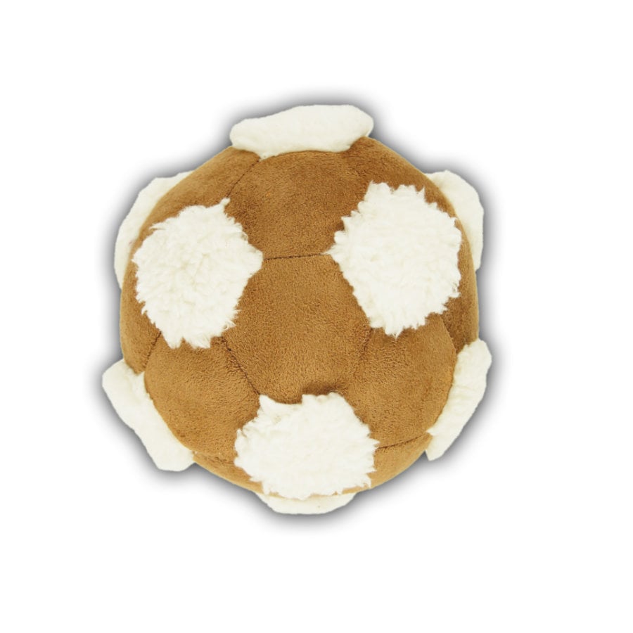 Tootoy! Comfy Football Beige Pelota de Peluche para perros