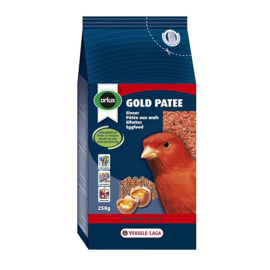 0.25 KG Versele-Laga Orlux Gold Patee Rojo alimento para pájaros