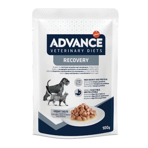 100 g Advance Recovery Sobre para perros y gatos