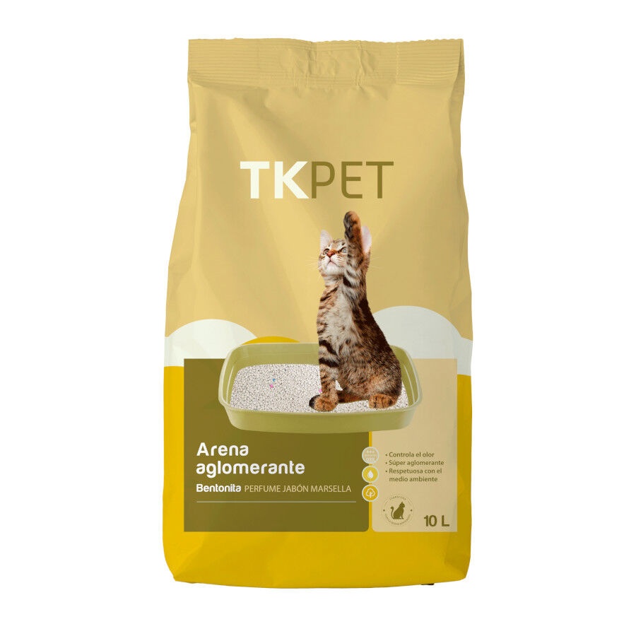 10 L TK-Pet Arena Aglomerante Bentonita y Marsella para gatos