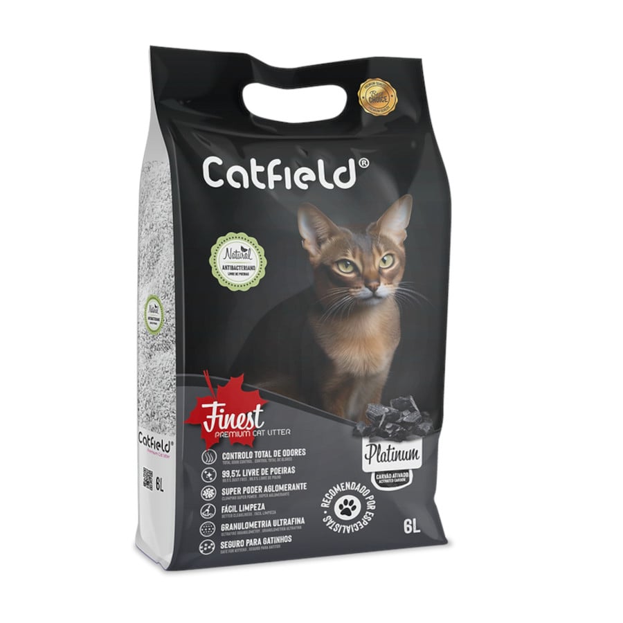 15 L Catfield Premium Platinum Arena aglomerante para gatos