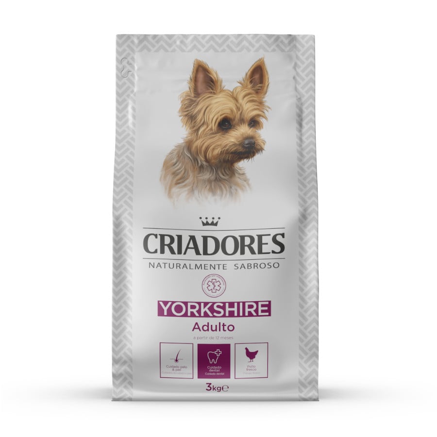 3 kg Criadores Yorkshire Terrier pienso para perros