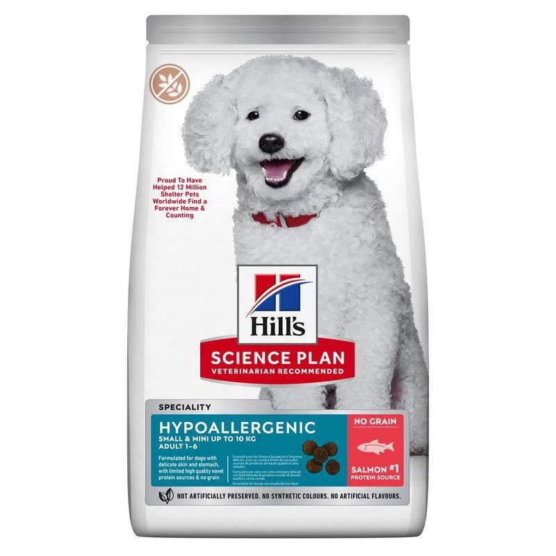 1.5 kg Hill's Science Plan Hipoalergénico Small y Mini Salmón pienso para perros