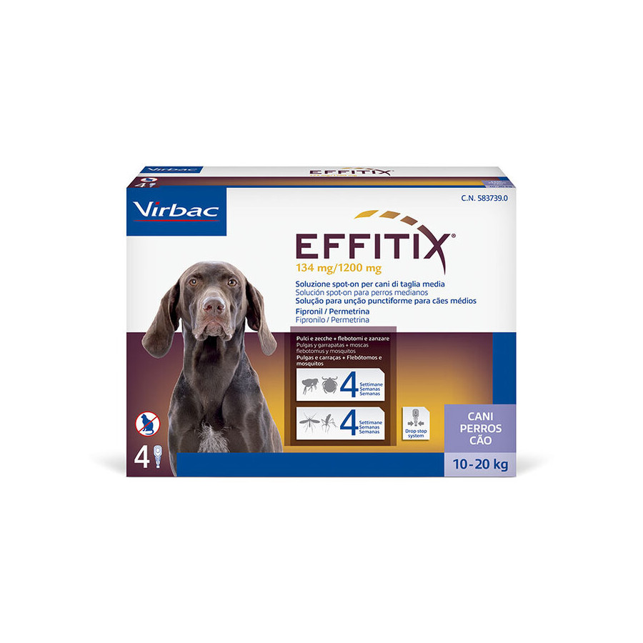 Effitix Antiparasitario en Pipetas para perros