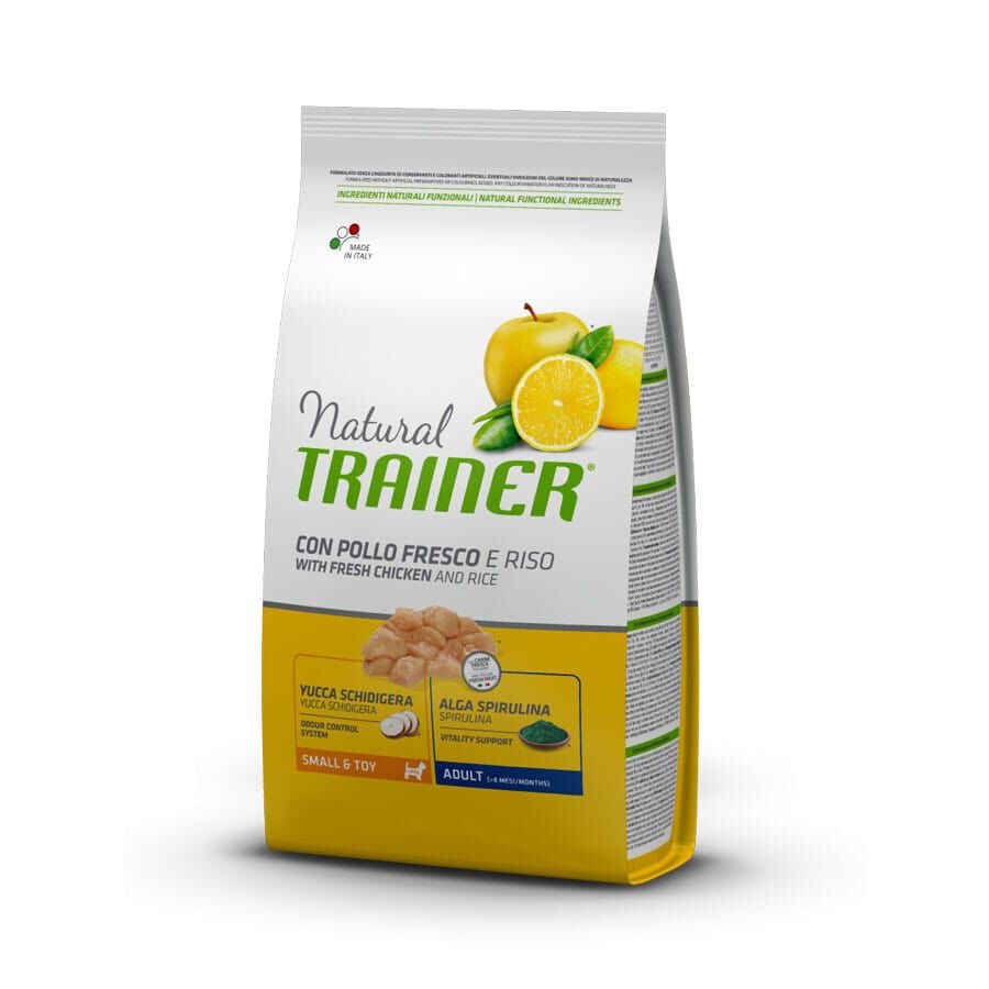 2 KG Natural Trainer Adult Small&Toy Pollo pienso para perros