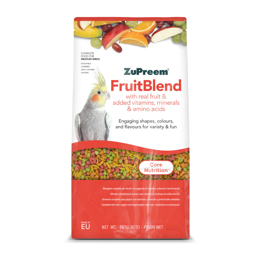 7.5 KG ZuPreem FruitBlend Medium pienso para pájaros