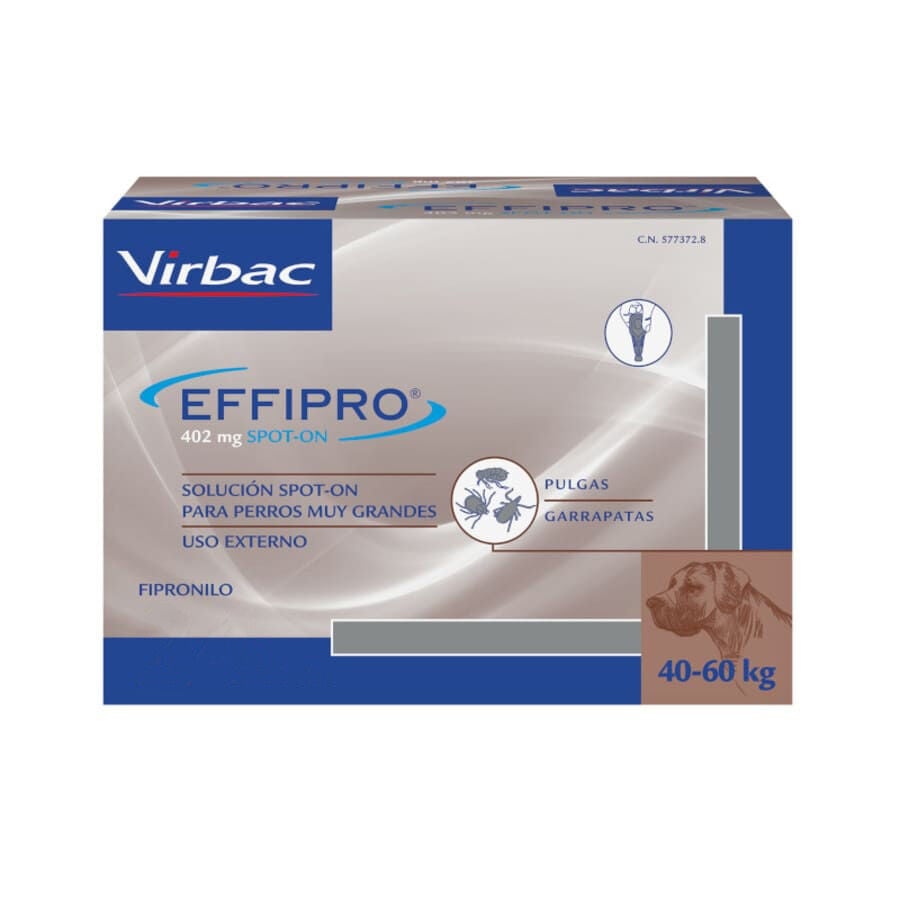 Effipro pipetas antiparásitos perros 40-60 kg