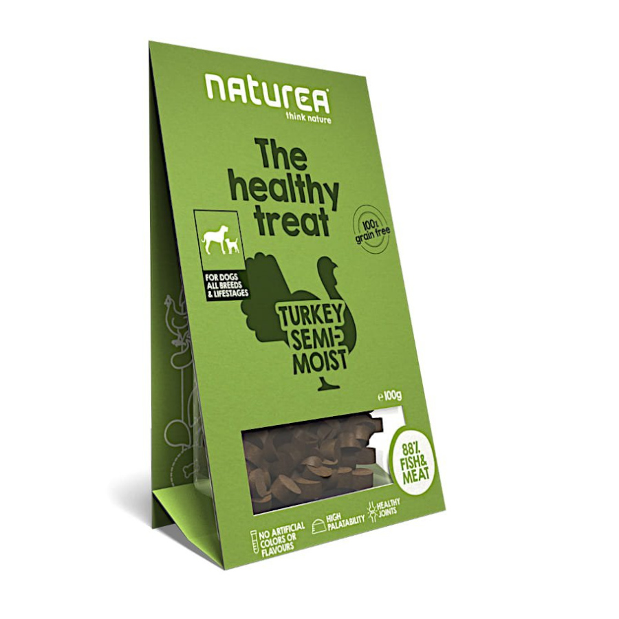 0.1 KG Naturea Bocaditos Pavo para perros