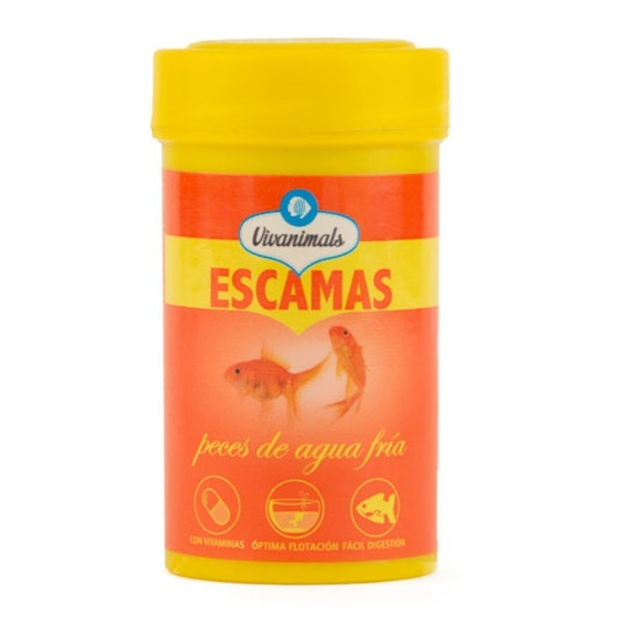 0.1 L Vivanimals Escamas para peces de agua fría