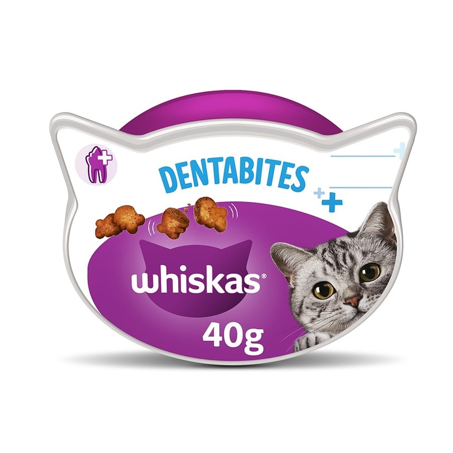 2 uds. x 40 g Whiskas Dentabites Snacks para Gatos ¡Pack ahorro!