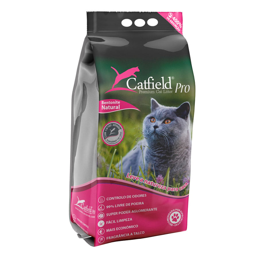 15 L Catfield Premium Pro Talco Arena aglomerante para gatos