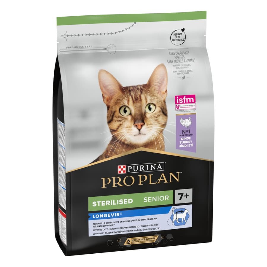 1.5 kg Pro Plan Senior Sterilized Pavo Pienso para gatos