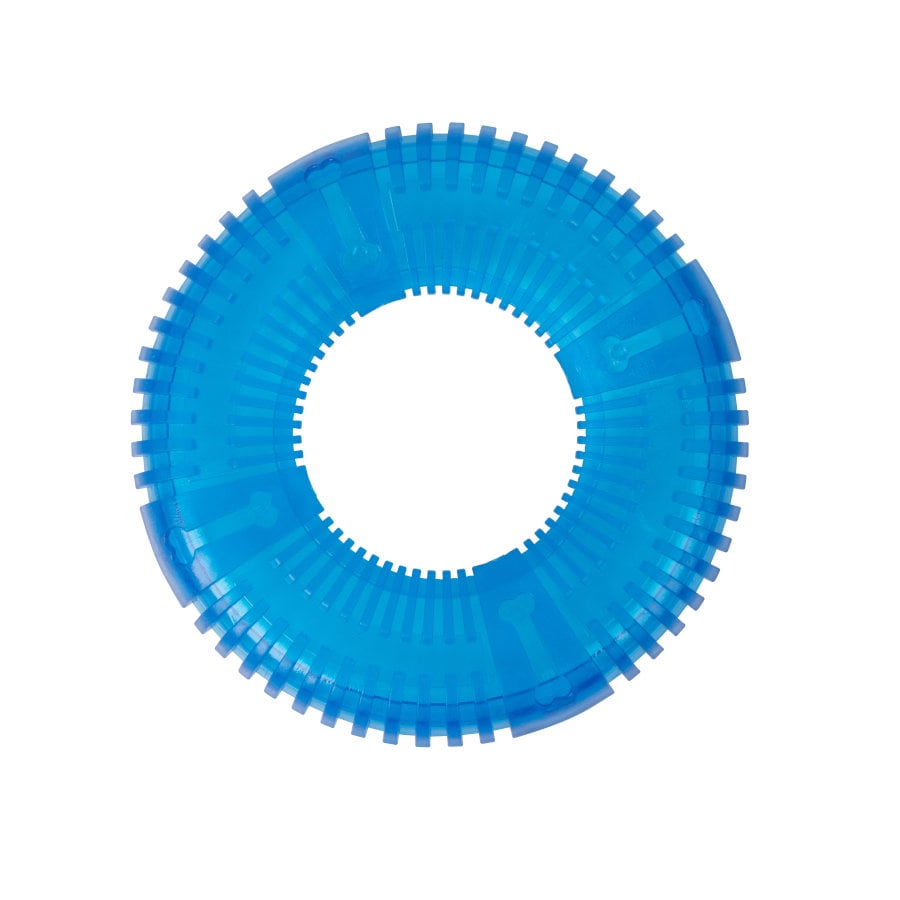 Tootoy! Donut disc Blue Frisbee Resistente Azul para perros