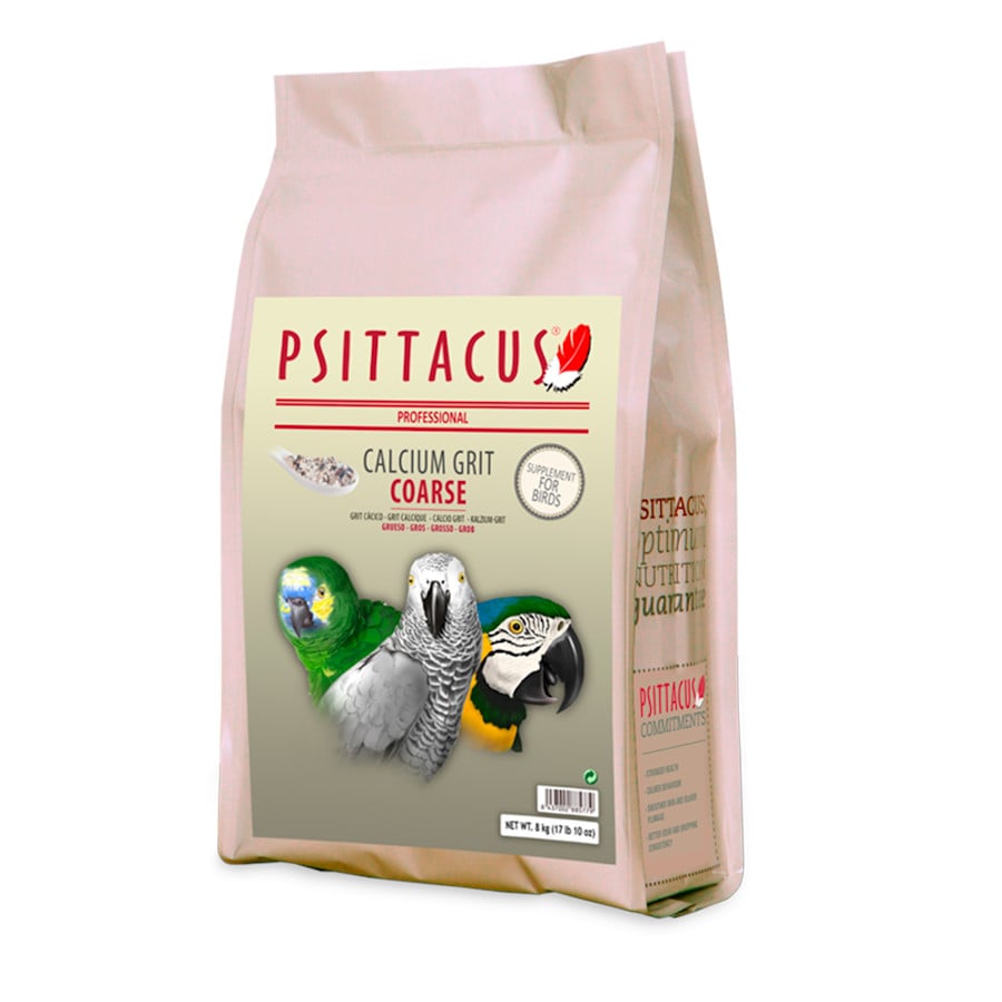 8 KG Psittacus Calcium Grit Coarse complemento de calcio para pájaros