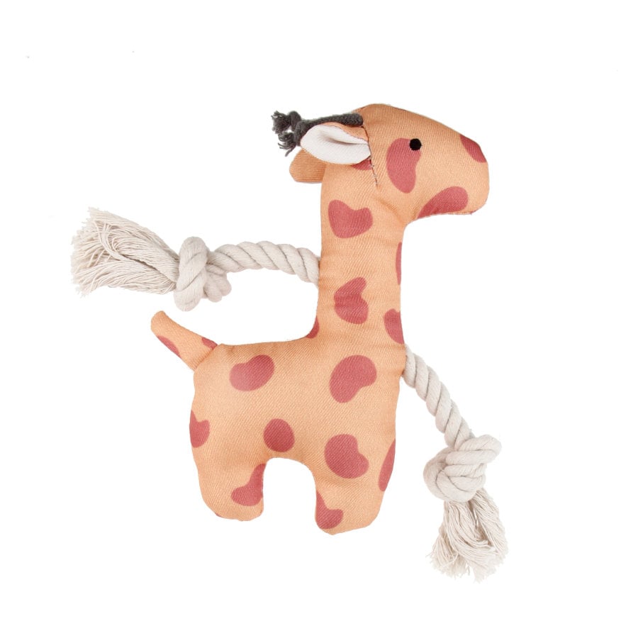 Tootoy! Puppy Yellow Giraffe peluche con sonido para cachorros