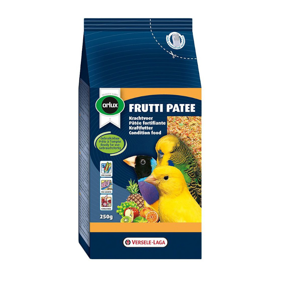 0.25 KG Versele-Laga Orlux Frutti Patee Pasta de Cría Sabor Huevo y Frutas para pájaros