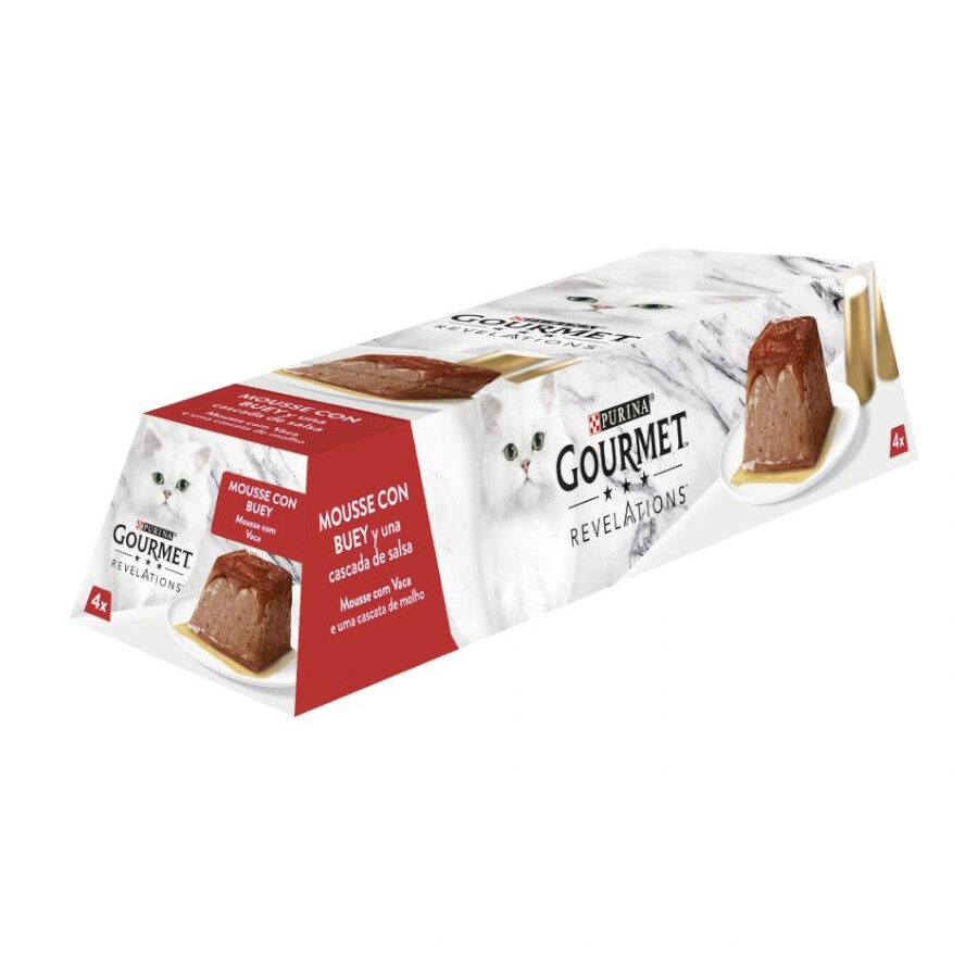 24 tarrinas x 57 g Gourmet Revelations Buey mousse tarrina para gatos ¡Pack ahorro!