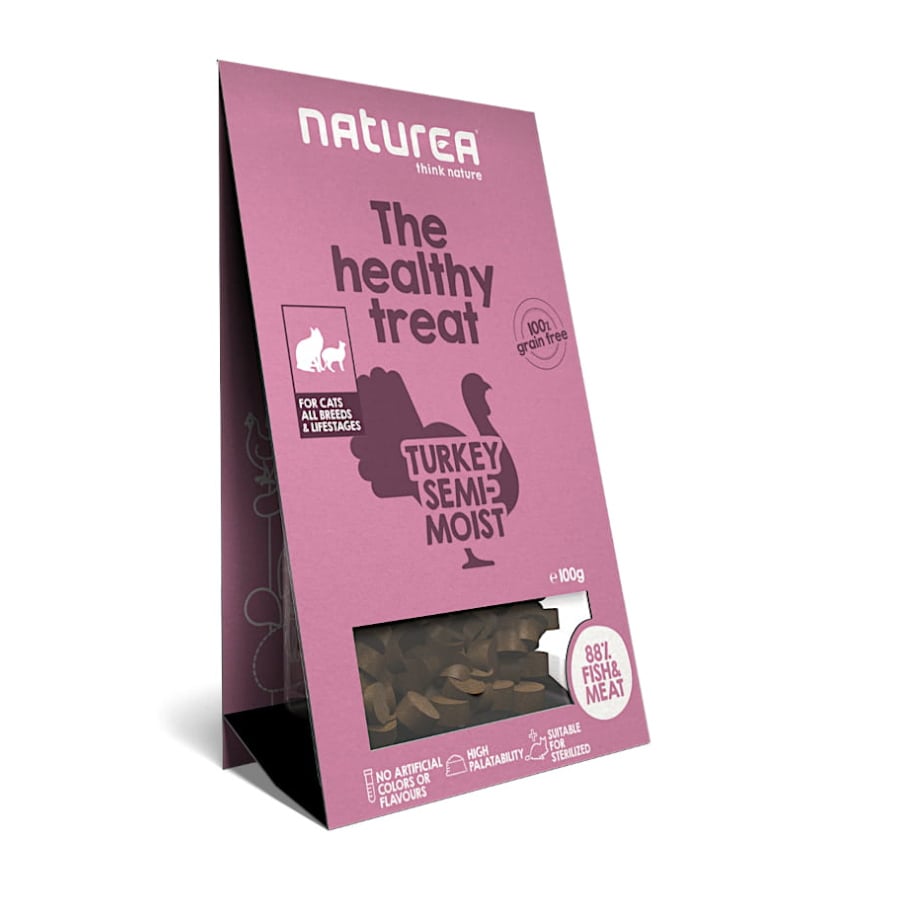 0.1 KG Naturea Bocaditos Pavo para gatos