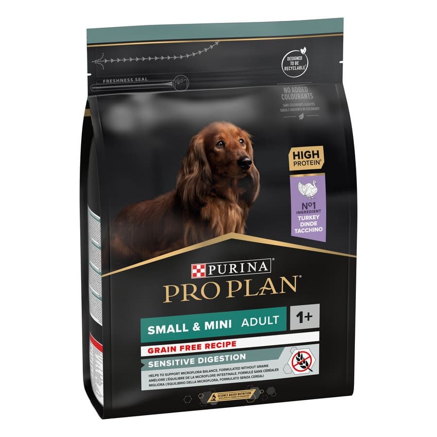 2.5 KG Pro Plan Adult Small y Mini Digestión Pavo pienso para perros