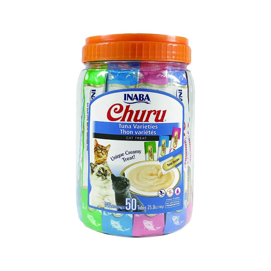 0.7 KG Churu Snack Cremoso Variedades de Atún para gatos