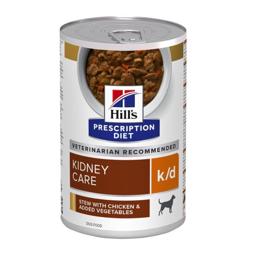 156 g Hill's Prescription Diet Kidney Care k/d Pollo y verduras en estofado lata para perros