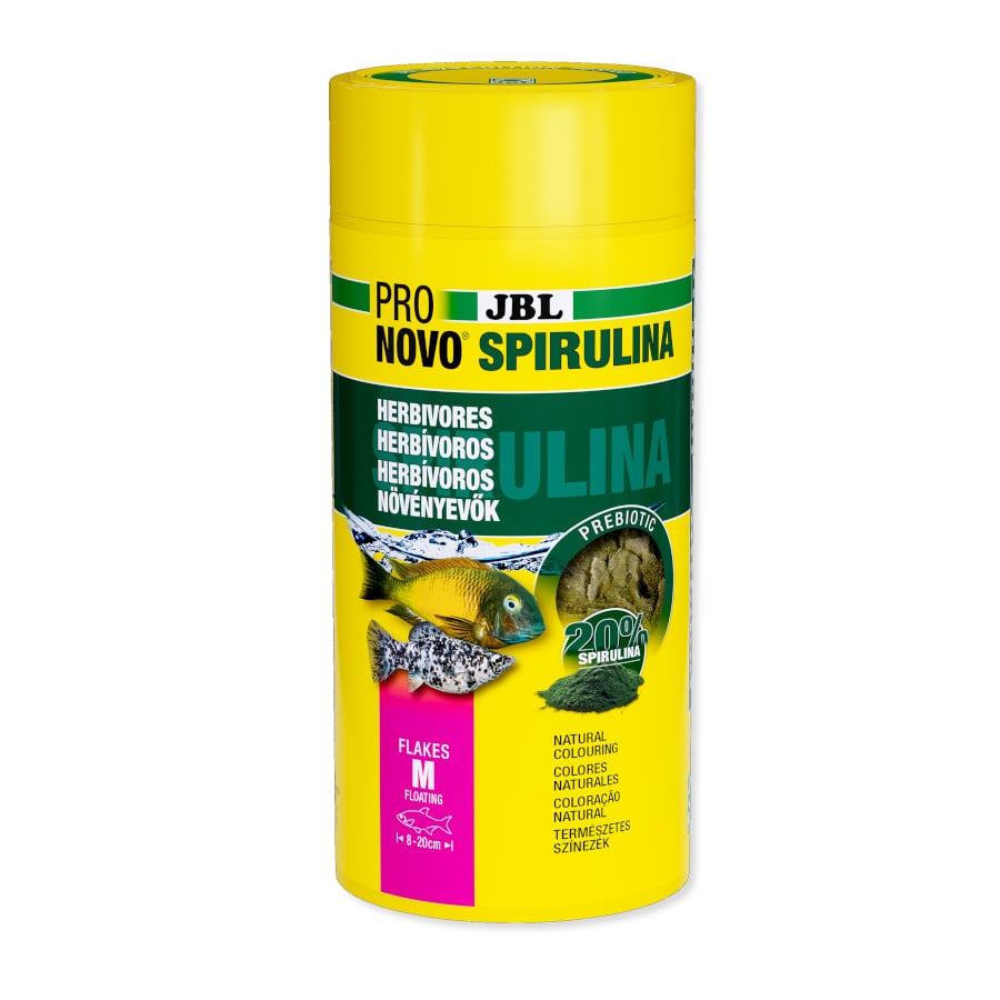 0.25 L JBL Spirulina Escamas Vegetales para peces alguívoros