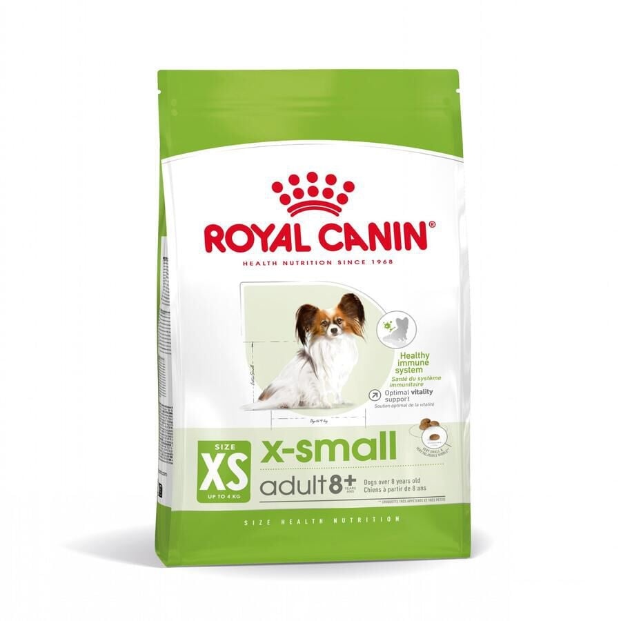 0.5 kg Royal Canin X-Small 8+ Mature pienso para perros