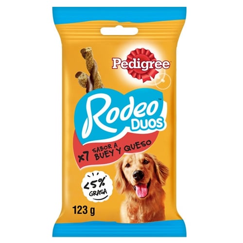 Pedigree Snacks Rodeo Duo queso y buey para perro | Kiwoko