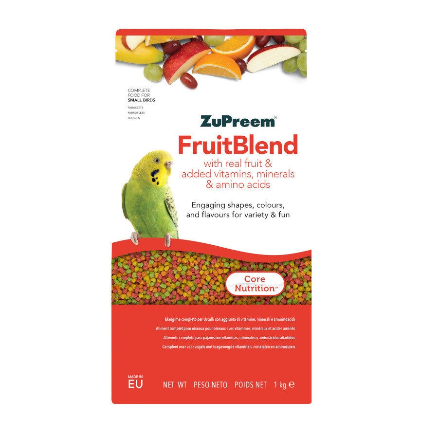 1 KG ZuPreem FruitBlend Small pienso para pájaros